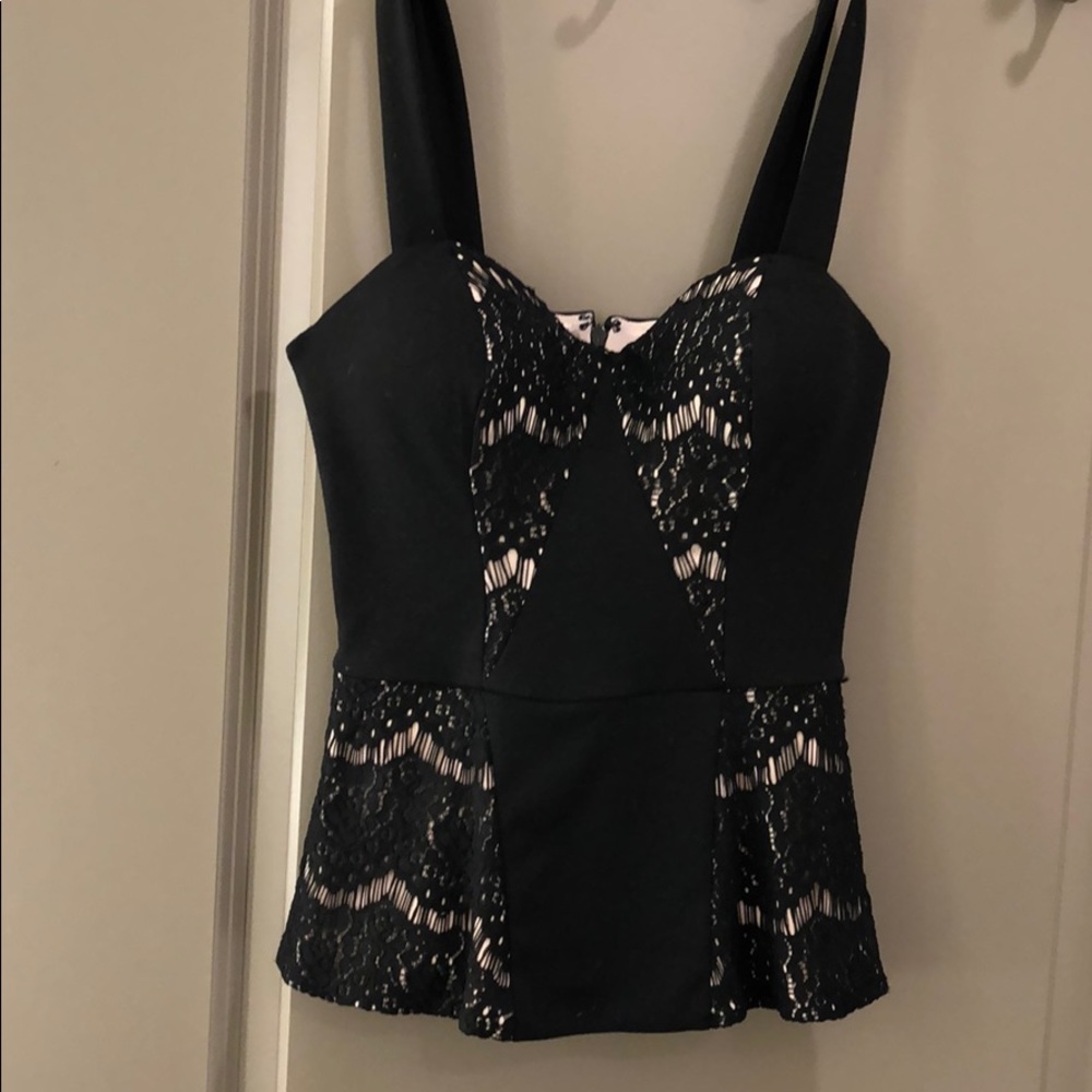 Guess peplum top